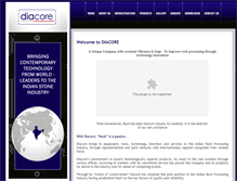 Tablet Screenshot of diacore.in